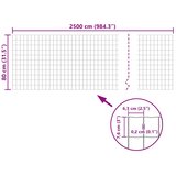Euro ograda čelična 25 x 0,8 m zelena | Shoptok.si