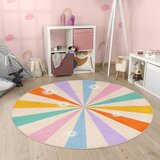 Mila Home Pralna otroška preproga ø100 cm Rainbow Daisy – | Shoptok.si