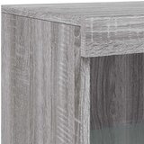  Komoda z LED lučkami siva sonoma 181,5x37x100 cm | Shoptok.si