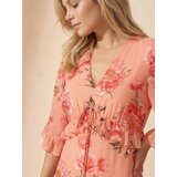Sinsay Midi haljina s volanima s cvjetnim uzorkom | shoptok.hr