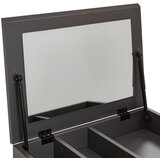 MID.YOU KOZMETIČNA MIZA les, steklo, tekstil, leseni material | Shoptok.si