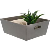 Tendance KOŠARICA 32,5X40X15 CM POLIESTER, SIVA | shoptok.hr