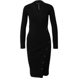 Guess Pletena haljina 'CECILE' crna | shoptok.hr