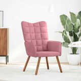  Stolica za opuštanje ružičasta baršunasta | shoptok.hr