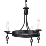 Elstead Lighting Elstead Belfry Lestenec s 3 lučmi, črne barve, E14, (22099667) | Shoptok.si