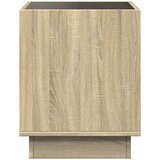  Noćni ormarić s beskonačnim LED boja hrasta sonome 50x50x50 cm | shoptok.hr