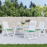  Jastuci za vrtne stolice 4 kom zeleni 50x50x4 cm tkanina Oxford | shoptok.hr