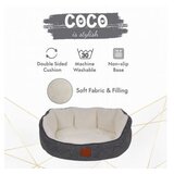 Paws & Whiskers Krevet za ljubimce Coco L Grey White | Eponuda.com