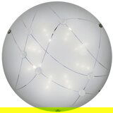 Candellux Lighting Bijelo-zelena LED stropna svjetiljka sa staklenim sjenilom ø 30 cm Duca - | shoptok.hr