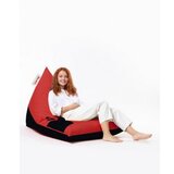 Atelier Del Sofa lazy bag Pyramid Large Double Color Bed Pouf Red | ePonuda.com
