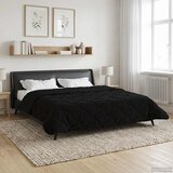  Ljetni pokrivač Crna 200 x 200 cm Mikrofibra i teddy flis | Eponuda.com