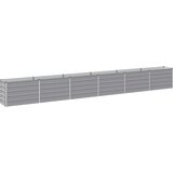  Povišeni vrtni krevet Siva 480 x 40 x 55 cm | shoptok.hr