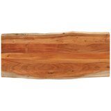 Stolna ploča 140x60x3,8 cm pravokutna bagremovo drvo živi rub | shoptok.hr