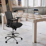 MID.YOU Vrtljivi Stol Top Work 78, Črna | Shoptok.si