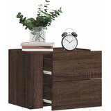  Zidni noćni ormarić boja smeđeg hrasta 45 x 30 x 35 cm | shoptok.hr