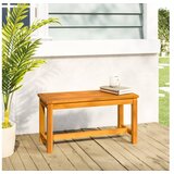  Vrtna klupa 80 x 35 x 45 cm od masivnog bagremovog drva | shoptok.hr