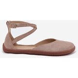 Zazoo Women's Suede Ballet Flats Barefoot With Straps 191 Gray | shoptok.hr