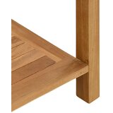  Konzolna stolica Smeđa 80 x 35 x 75 cm Čvrsto teak drvo | shoptok.hr
