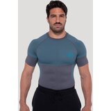 GymBeam OG1 Seamless T-shirt Grey/Blue M | Eponuda.com