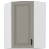 Stolarz-Lempert Zgornja kotna omara Stilo - сlaygrey/bela - 58,5x58,5 cm GN-90 1F | shoptok.hr