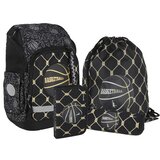 Spirit Školska torba s uzorkom košarke, ruksak, set od 4 komada 32x19x44 cm Cijene