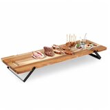 Vilde 139204 - drvena daska za serviranje sa nogarima 67, 5 x 19,5 x 7,5cm u