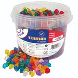 Playbox set barvnih perlic v obliki srca, 1000 kosov | Shoptok.si