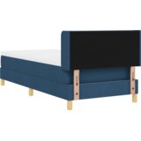 Postelja z vzmetnico z vzmetnico Modra 190 x 90 cm Poliester, (5000126194) | Shoptok.si