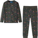  Dječja pidžama s dugim rukavima kaki 116 | shoptok.hr