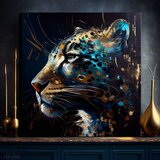 Dekorativna Slika na platnu - premium art - spotted hunter's elegance () | shoptok.hr