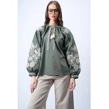Trend Alacati Stili Ženska bluza Alc-X15052, Kaki Cene