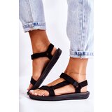 Boto Women's Suede Sports Sandals Black Harris | Shoptok.si