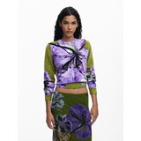 Desigual Krilo zelena / mešane barve | Shoptok.si