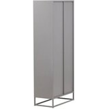 Venture Home vitrina Bakal 41 × 190 × 80 cm, svijetlosiva | shoptok.hr
