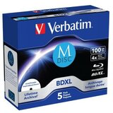 Verbatim M-DISC-KAMENI 100GB/XL/BD-R 4X PRINT JC 5PAK 43834 ( 5M100P/Z ) cene