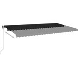 vidaXL Automatska tenda sa senzorom za vjetar LED 600x350 cm antracit | shoptok.hr