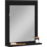  Ogledalo Crni hrast 50 x 12 x 60 cm Staklo i inženjerski drvo | shoptok.hr