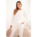 Polski Women's cotton set with Minimal print ecru Cijene