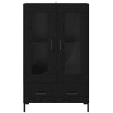  Highboard Crni hrast 69,5 x 31 x 115 cm Konstruirano drvo | Eponuda.com