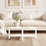  Stolić za kavu bijeli 87 x 48 x 35 cm od masivne borovine | shoptok.hr