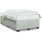 Maison Chic Posteljni okvir - Dvoposteljna postelja - Zakonska postelja brez vzmetnice svetlo siv 120x200 cm žamet-J12467, (21769849) | Shoptok.si