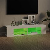 TV ormarić s LED svjetlima bijeli 135 x 39 x 30 cm | Eponuda.ba