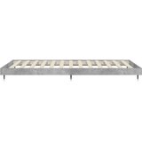  Okvir kreveta boja betona 100x200 cm od konstruiranog drva | shoptok.hr