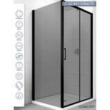 Copen Tuš kabina C-02-B4110/B4070 Atlas Black crni ram 110x70x195cm tamno staklo 6mm | ePonuda.com