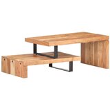  2-dijelni set stolića za kavu od masivnog bagremovog drva | shoptok.hr