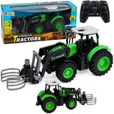 Rc Tractor with Bale Gripper Remote Controlled Lights Green 1:24 Cijene
