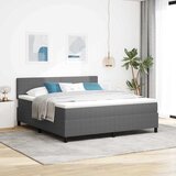  s opruga kutije Svijetlo siva i bijela. 180 x 200 cm | shoptok.hr