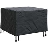 vidaXL Prevleka za zunanje pohištvo Črna 82 x 82 x 50 cm 600D tkanina | Shoptok.si