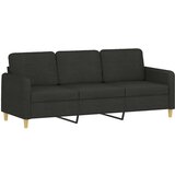  4-dijelni set sofa s jastucima crni od tkanine | shoptok.hr