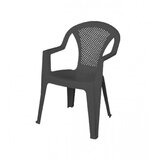 ARETA Stolica ISCHIA 57x58,5x81,5cm PVC antracit | Eponuda.ba